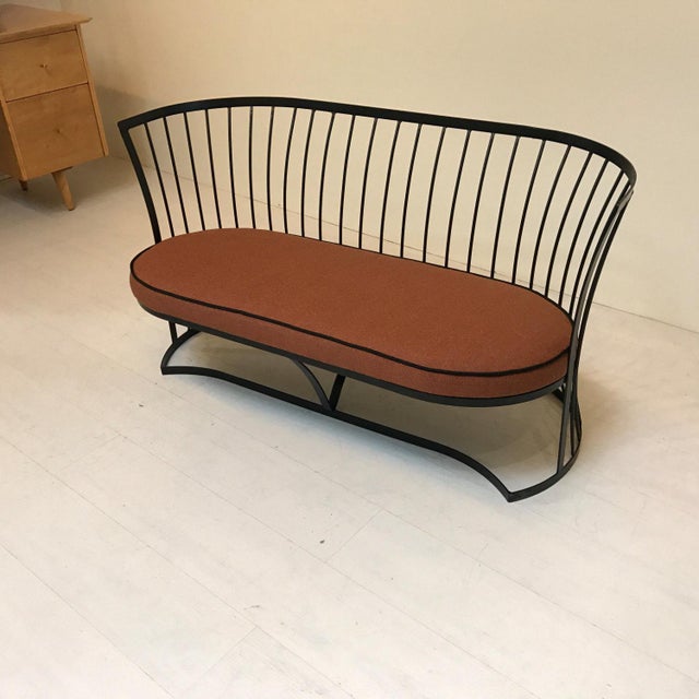 Thinline Outdoor MidCentury Modern Patio Loveseat Chairish