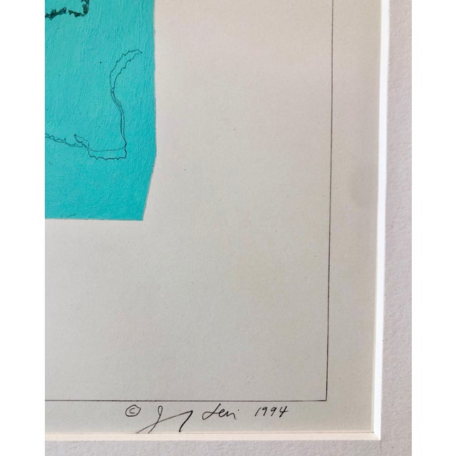 Plastic Josef Levi, Still Life with Sully and Warhol, Pop Art Mixed Media Signed Painting Drawing, 1994 For Sale - Image 7 of 11