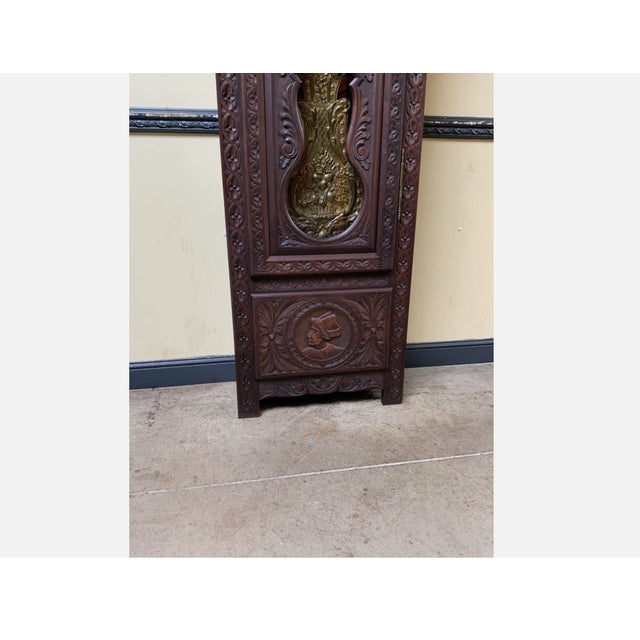 Antique Breton Grandfather Clock, 1880 For Sale - Image 9 of 13