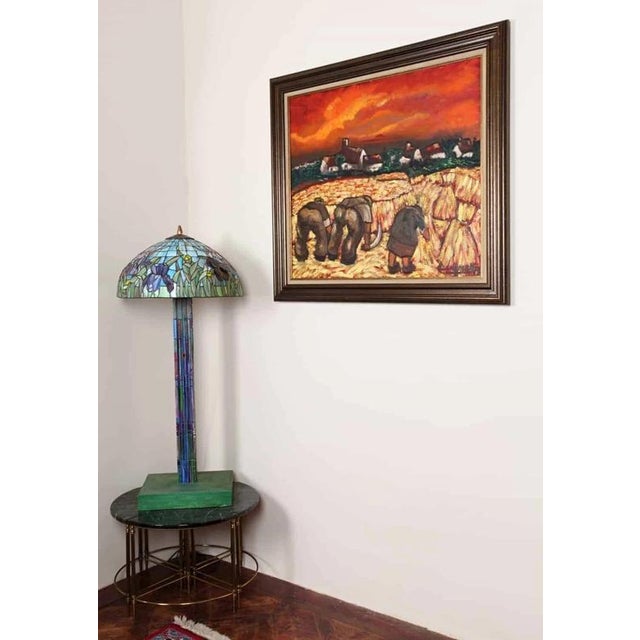 Flemish Artist, Flemish Harvest, Oil on Canvas, Framed For Sale - Image 3 of 5