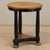 Oxblood Red French Art Deco Period Empire Style Round End Table With Birdseye Maple Top For Sale - Image 8 of 18