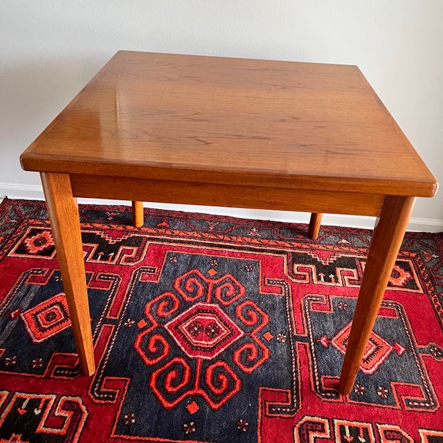 Brown Mid Century Danish Dining Table Extrndable BRDR Furbo For Sale - Image 8 of 9