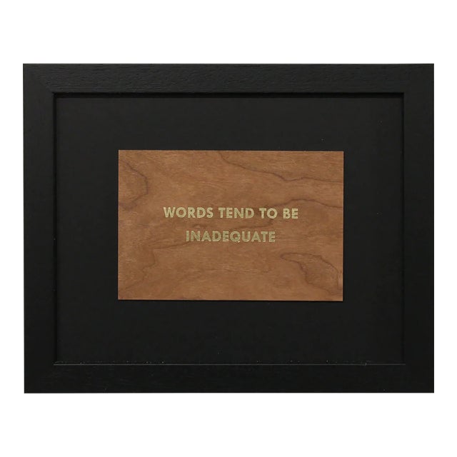 Jenny Holzer, Truism 'Words Tend to Be Inadequate', 1994 For Sale