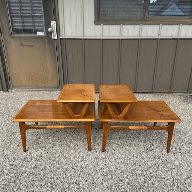 Mid-Century Modern Lane Constellation End Tables - A Pair For Sale - Image 3 of 11