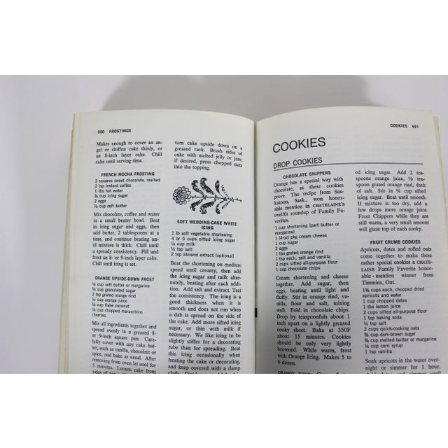 1967 Chatelaine Cookbook the Definitive Canadian Cookbook Retro Kitchen Decor, Old Linen Hardcover Gift Foodie For Sale - Image 10 of 11