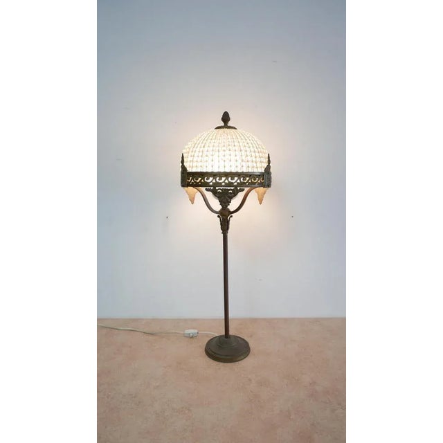 Iron Table Lamp with Crystal Top, Germany, 1930s For Sale - Image 11 of 11