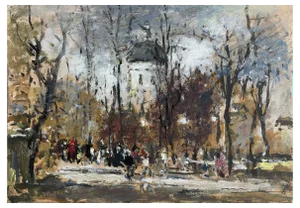 Magdalena Spasowicz, Warsaw, Oil on Board
