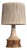 Danish Modern Stoneware Table Lamp with String Shade from Bartholdy, 1970s For Sale