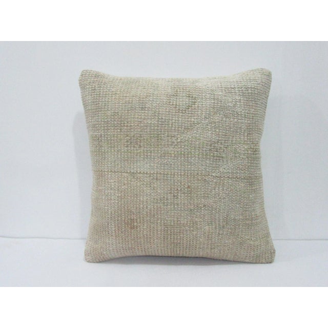 Faded Worn Decorative Pillow For Sale - Image 4 of 4