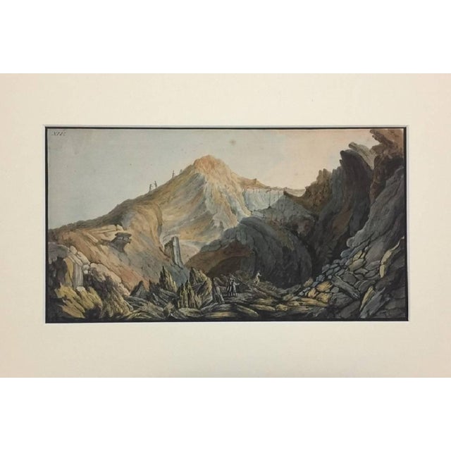 Beautiful plate from the volume ''Campi Flegrei'' by William Hamilton including 59 plates by Pietro Fabris. Hamilton was...