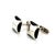 Bulgari Late 20th Century Bulgari Estate Onyx Cufflinks Sterling Silver 19.24 Grams, A Pair For Sale - Image 4 of 10