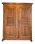 Baroque Farmhouse Hall Cabinet For Sale