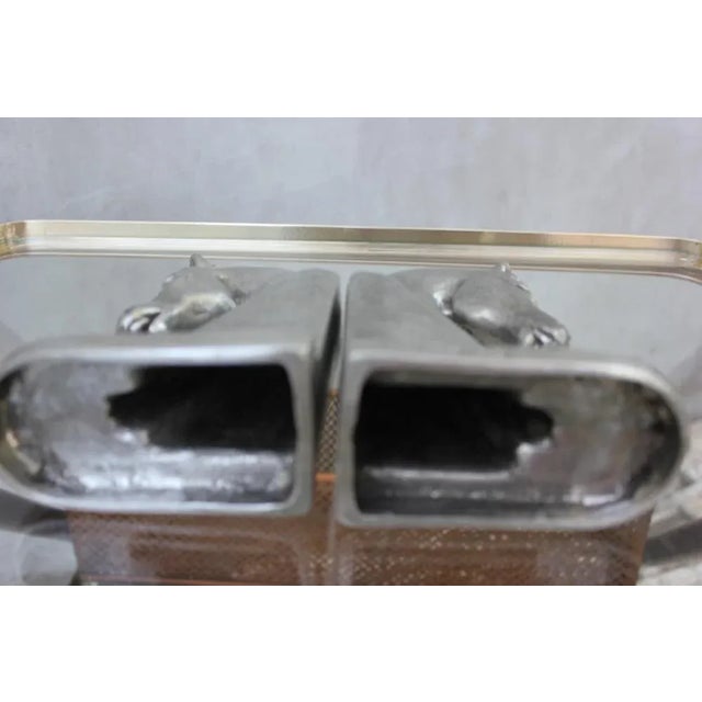 Silver Etain 95 Horse Head Bookends, 1960s, Set of 2 For Sale - Image 8 of 9