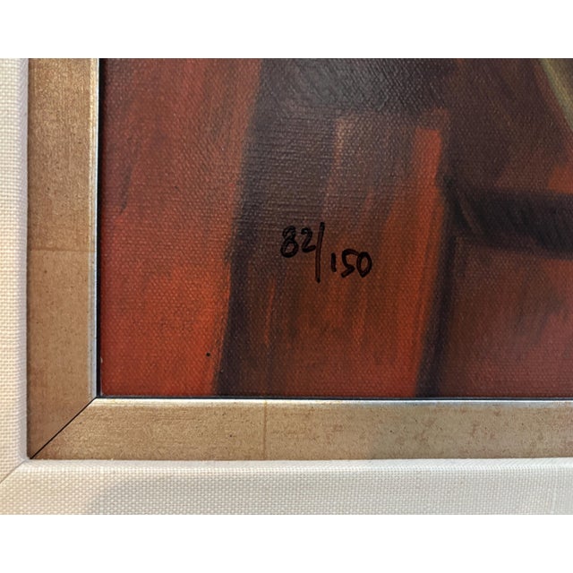 1990s 1990s Yuroz "Before Sunset" Signed Limited Edition Serigraph on Canvas 82/150, Framed For Sale - Image 5 of 9