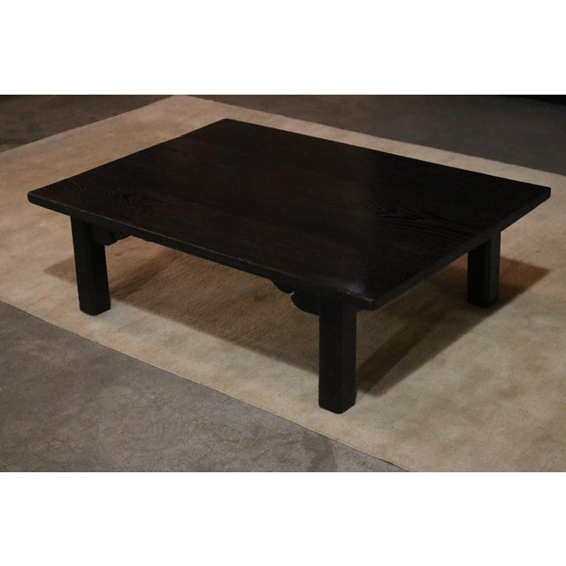 Japanese Japanese Sugi Wood Coffee Table For Sale - Image 3 of 6