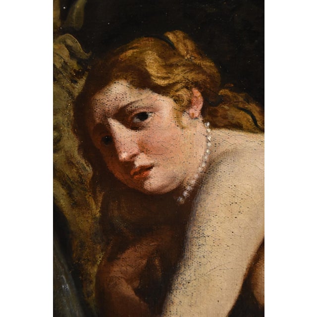 Roman School Artist, Susanna and the Elders, 17th Century, Oil on Canvas, Framed For Sale - Image 7 of 18