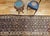 19th Century 19th Century Kurdish Bidjar Runner Rug, Hand-Knotted Wool, All Over Geometric Pattern, Blue & Ivory, 4x8 For Sale - Image 5 of 14