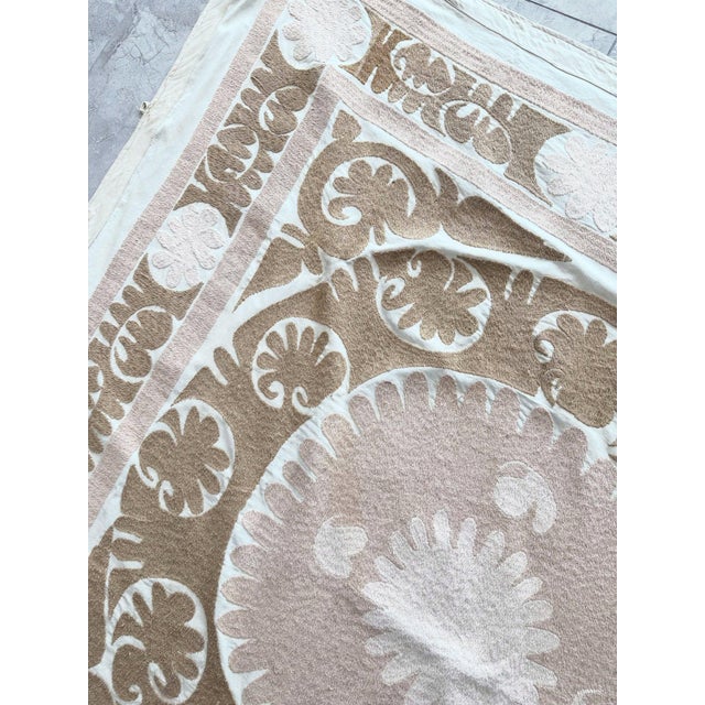 Central Asian Suzani Wall Hanging For Sale In New York - Image 6 of 9