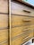 Brown Vintage Davis Cabinet Co MCM Atomic 8 Drawer Dresser With Wood Pulls Clean Lines For Sale - Image 8 of 15