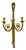 Large Bronze Wall Candle Sconce, France, 1950s For Sale