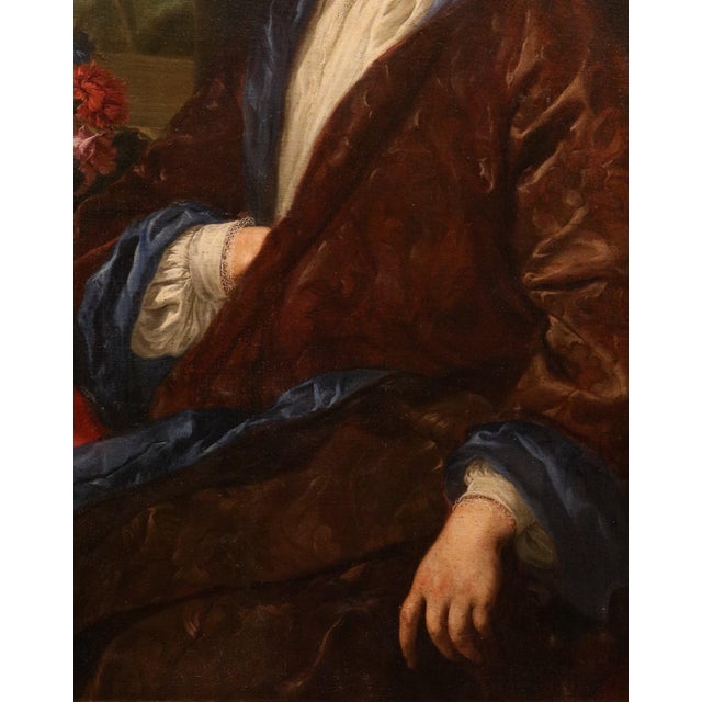 Workshop of Anton Raphael Mengs, Portrait of a Gentleman, 1760, Oil on Canvas For Sale - Image 9 of 16