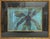 An expressionist painting of a blue azalea. Double framed under glass, and matted with black. This painting beautifully...