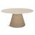 This dining table brings a refined natural touch to any dining space with its sleek, glass-reinforced concrete tabletop...