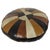 Vintage Round Patchwork Cushion in Double-Sided Faux Leather, 1960s For Sale - Image 14 of 16