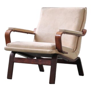 Vintage Light Armchair, 1960s For Sale