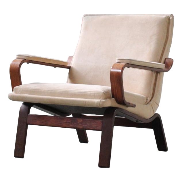 Vintage Light Armchair, 1960s For Sale