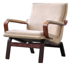 Vintage Light Armchair, 1960s