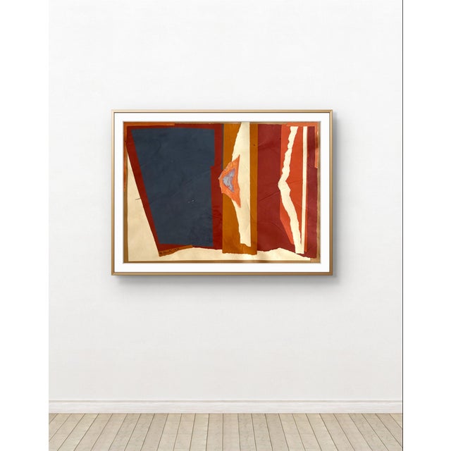 Paper collage signed 1974 Dimensions: 30.5 X 03 X 23 Barbara Beck artist. Beck’s work is inspired by artist such as Helen...