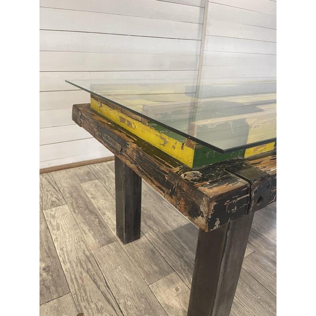 Vintage Industrial A- 360 Dining Table, 1950 For Sale - Image 6 of 18