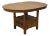 Sunny Designs Rustic Oak Counter Height Dining Table W. Self Storing Leaf in Golden Brown Finish For Sale