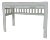 Windy Blue Coastal Bamboo Console Table/Desk For Sale