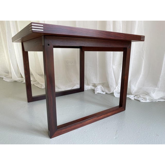 Modern Danish Rosewood Side Table by Rud Thygesen for Heltborg Møbler, 1960s For Sale - Image 14 of 18