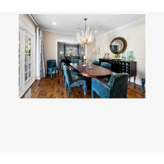 Mid-Century Modern 1950s Attributed to Harvey Probber Brazilian Rosewood Dining Table For Sale - Image 3 of 6