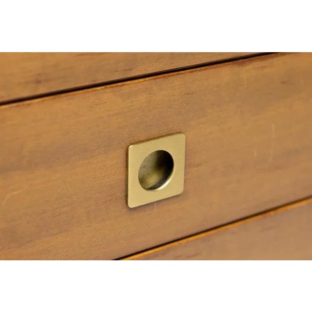 Chest of Drawers Set in Walnut, 1965, Set of 2 For Sale - Image 3 of 8