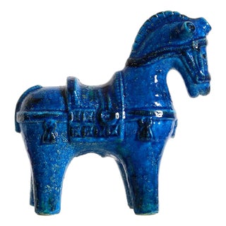 Vintage Ceramic Horse by Aldo Londi for Bitossi, Italy, 1960s For Sale