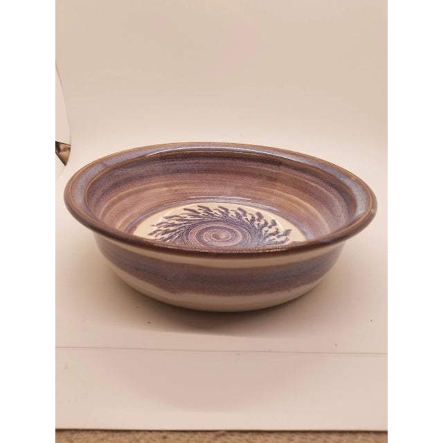 Artisan Handpainted Sun-Inspired Handthrown ceramic Pottery bowl