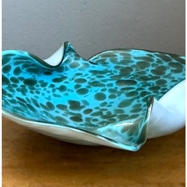 Vintage Italian Murano Glass Bowl For Sale - Image 9 of 12