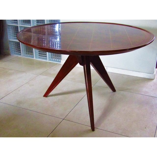 1940s Art Deco Style Rosewood Coffee Table, 1940s For Sale - Image 5 of 11