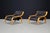 Woodline Lounge Chairs attributed to Marco Zanuso for Arflex, Italy, 1960s, Set of 2 For Sale - Image 6 of 11