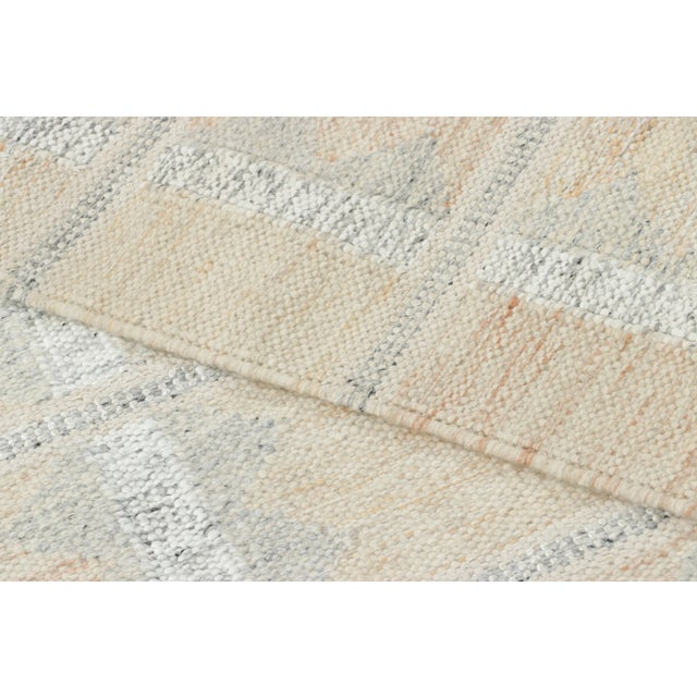 Rug & Kilim’s Scandinavian-Inspired Rug, Beige With Geometric Patterns For Sale In New York - Image 6 of 7