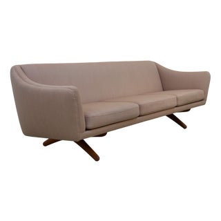 Mid-Century Danish ML-140 3-Seater Sofa from Illum Wikkelsø, 1960s For Sale