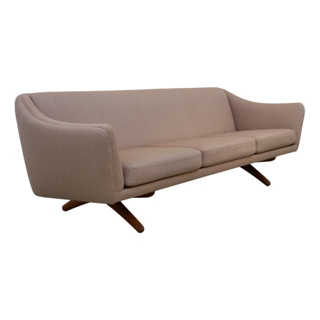Mid-Century Danish ML-140 3-Seater Sofa from Illum Wikkelsø, 1960s For Sale