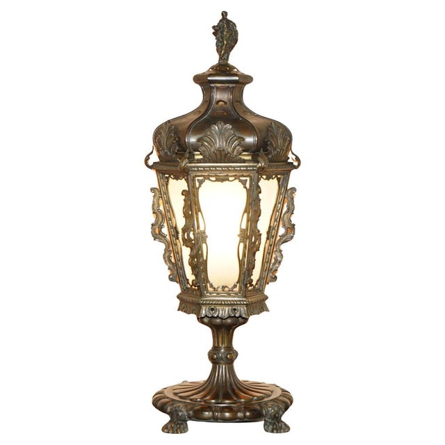 Italian Brass Table Lamp For Sale - Image 15 of 15