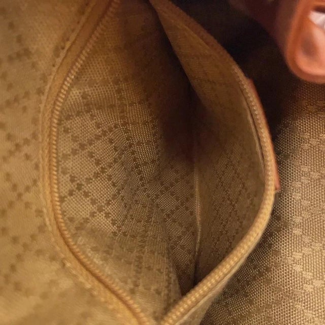 1990s Gucci Bamboo Mini Backpack Leather Brown For Sale - Image 15 of 17