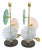 Vintage Murano Glass Table Lamps, 1990s, Set of 2 For Sale