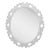 Fleur Home Garden District Satsuma Oval Mirror in Graytint, 32x37 For Sale